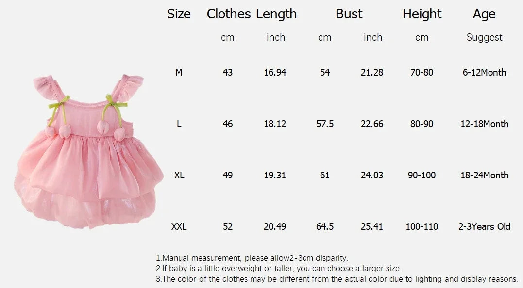 Newborn Girl Dress Layered Chiffon Princess Dress Flower Bow Tutu Dress for Baby Girl