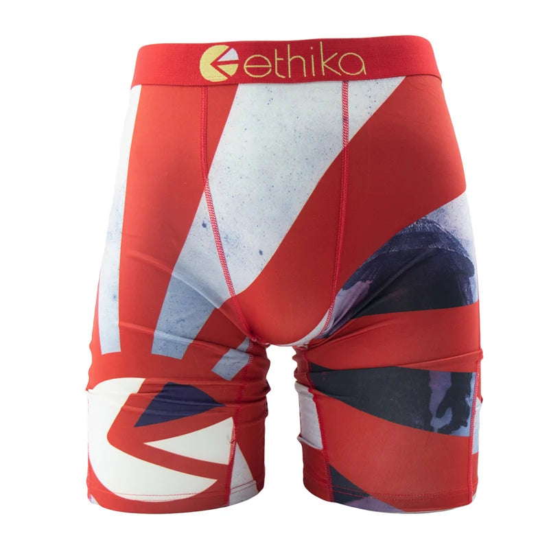 Ethika Men's Boxers Breathable Mesh Crotch Trunks Plus Size S To 3XL Comfort Fit