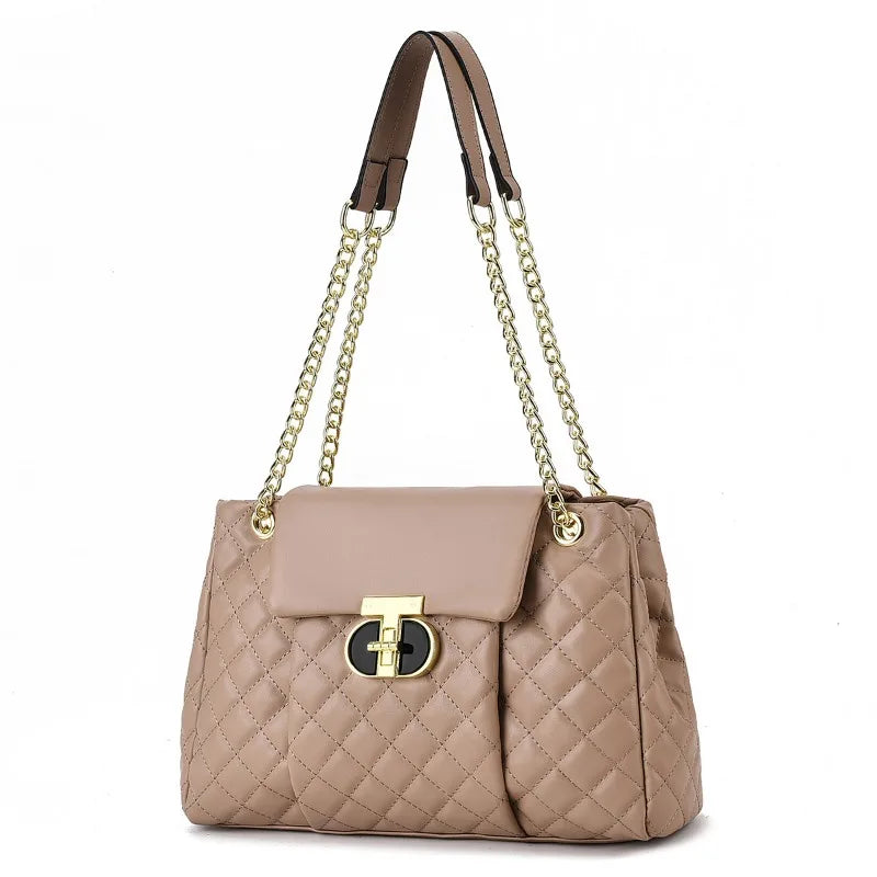 Luxury Brand Designer Women'S Handbag Large Capacity Classic Shoulder Bag Fashionable Casual Crossbody Bag Commuting Tote Bag