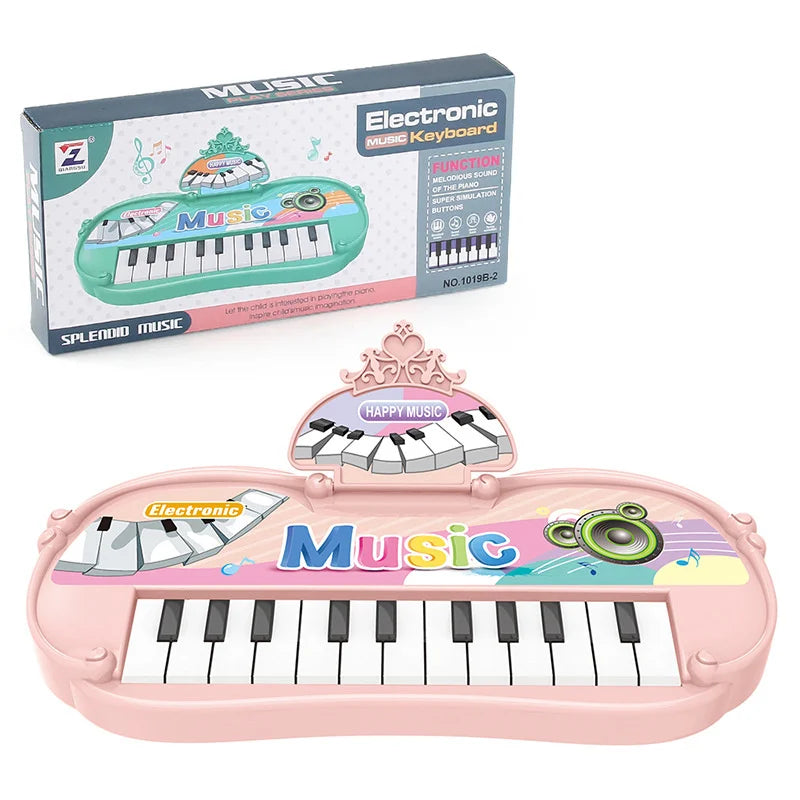 Electronic Piano Toys 13 Key Portable Music Piano Toy Electronic Musical Instrument Toys Multifunctional Kids Music Learning Toy