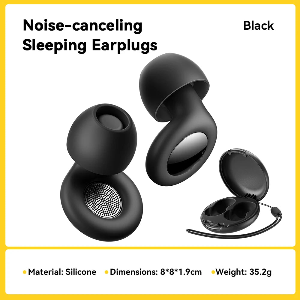 Essager Silicone Ear Plugs Sleep Noise Reduction Reusable Ear Plugs With Storage Case For Travel