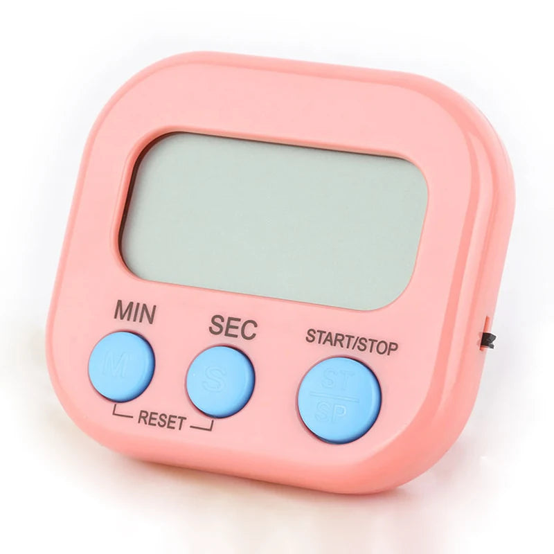 Temporizador de cocina digital para 99 minutos de cuenta regresiva de cocción con herramienta magnética, alarma de cocina fácil de usar, contador con soporte