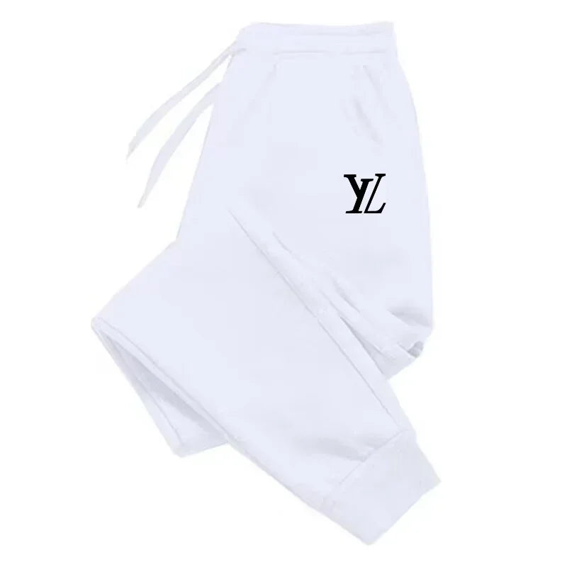 2026 Mens Sweatpants Printing Fashion Trend Jogging Trousers Versatile Soft High Quality Street Elastic Waist Casual Pants S-3XL