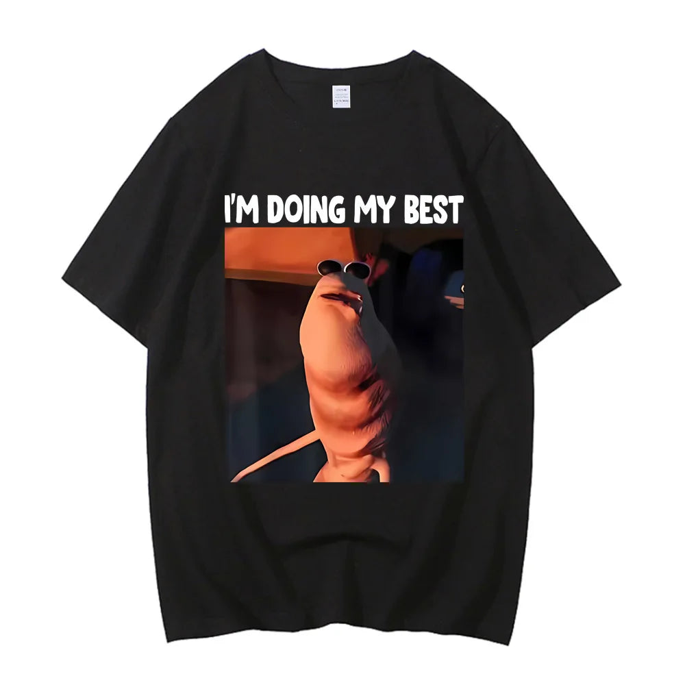 I Dont Like This Rock T Shirts Funny Marcus The Worm Meme Tee Shirt Men Women'S Fashion High Street High Quality Cotton T-Shirts