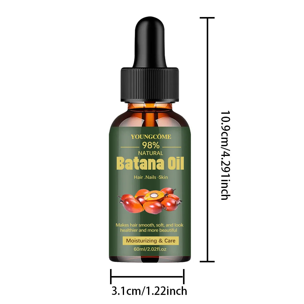 Youngcome Pure Batana Oil for Hair Growth and Nourishment 60ml
