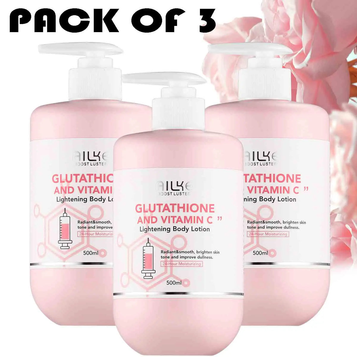 AILKE Whitening Skin Care Set - Glutathione and Vitamin C