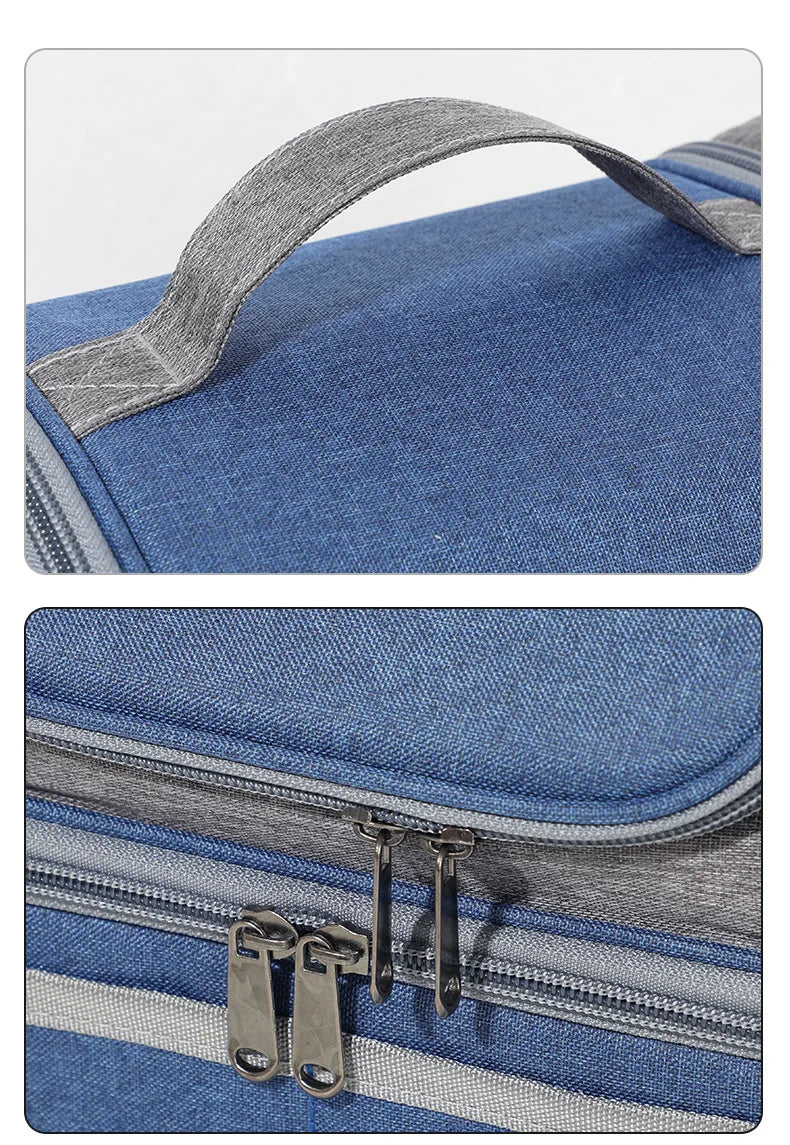 Bolsa de almuerzo de pana con aislamiento térmico, lonchera, bolso de mano, multifuncional, para niños, escuela, enfriador, bolsa de picnic, bolsa de comida