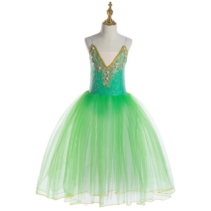 Children Clothing Leotards for Girls Dress Ballet Tutu Dance Wear Party Kids Clothes Stage Costumes Performance Princess Fairy