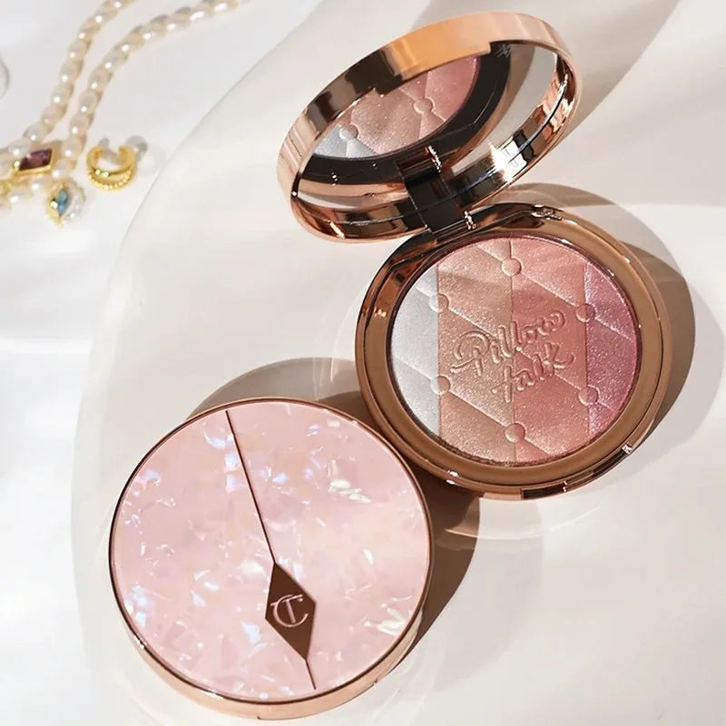 Charlotte Tilbury PILLOW TALK Series Soft Heart Double Color Powder Blusher Color Plate Hot Color Code First Love Sex on Fire