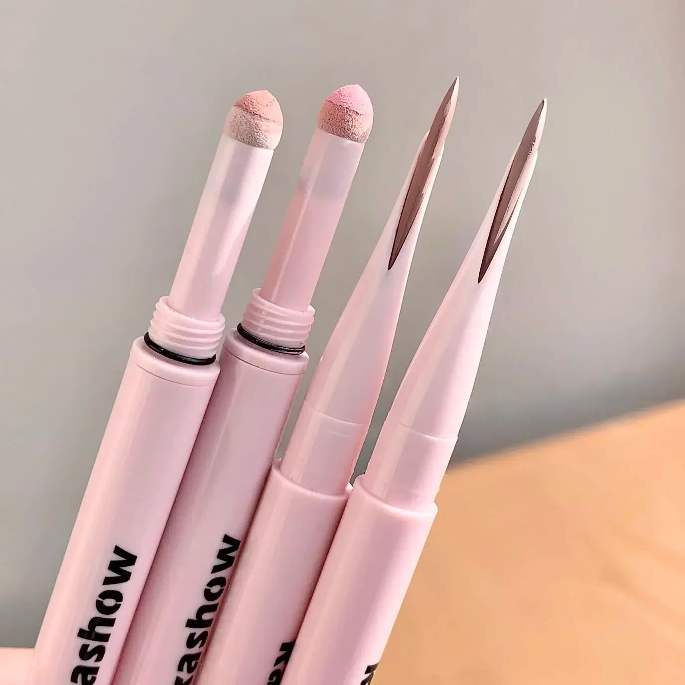 Dual End Glitter Matte Aegyosal Pen Brightening Highlight & Shadow Stick Eye Makeup Lying Silkworm Eyeliner Gel Pencil 애교살 펜