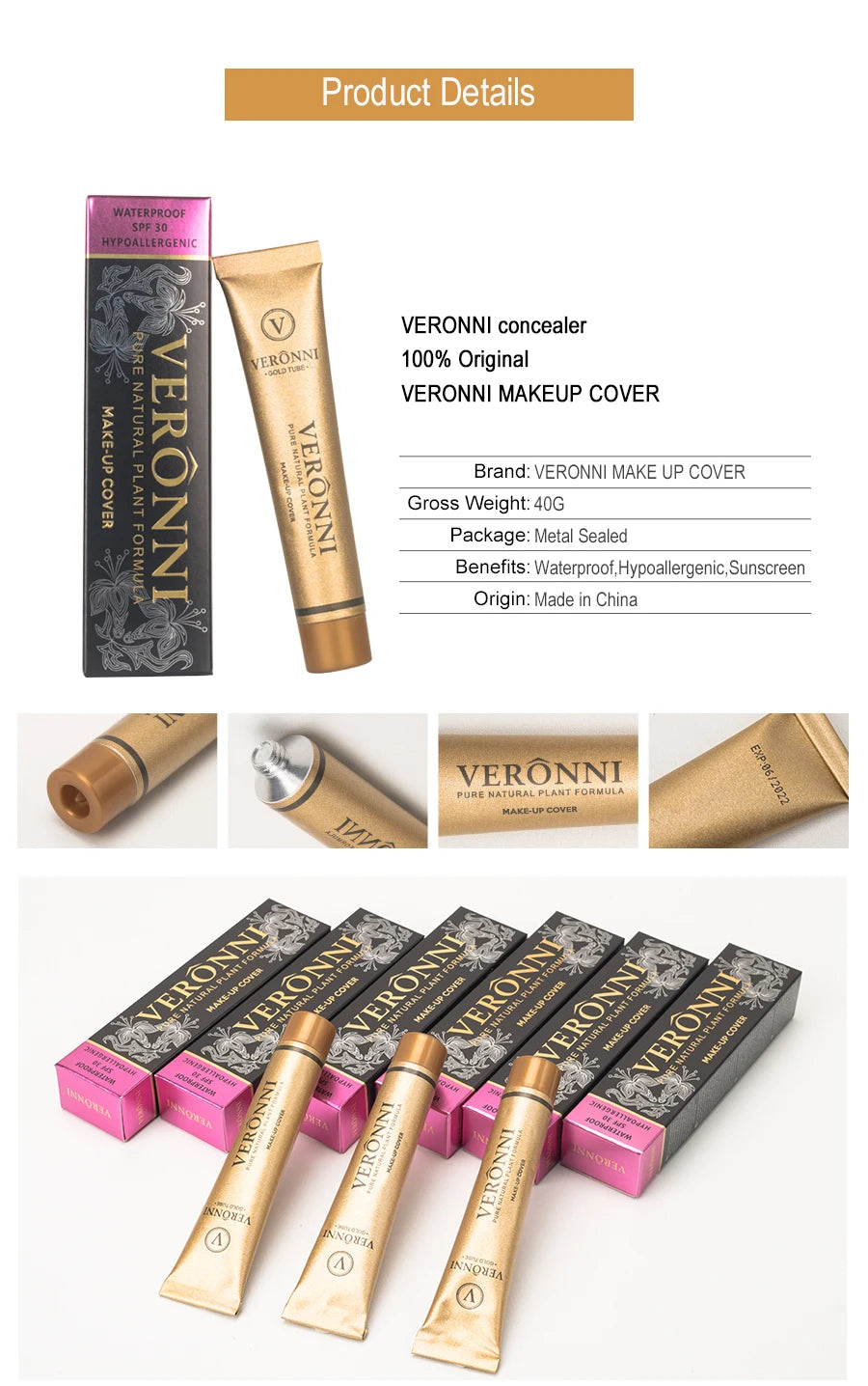 14 Shades of Matte Concealer - Complete Coverage Formula,Long-Lasting,Waterproof Foundation Makeup Contouring for Face And Body