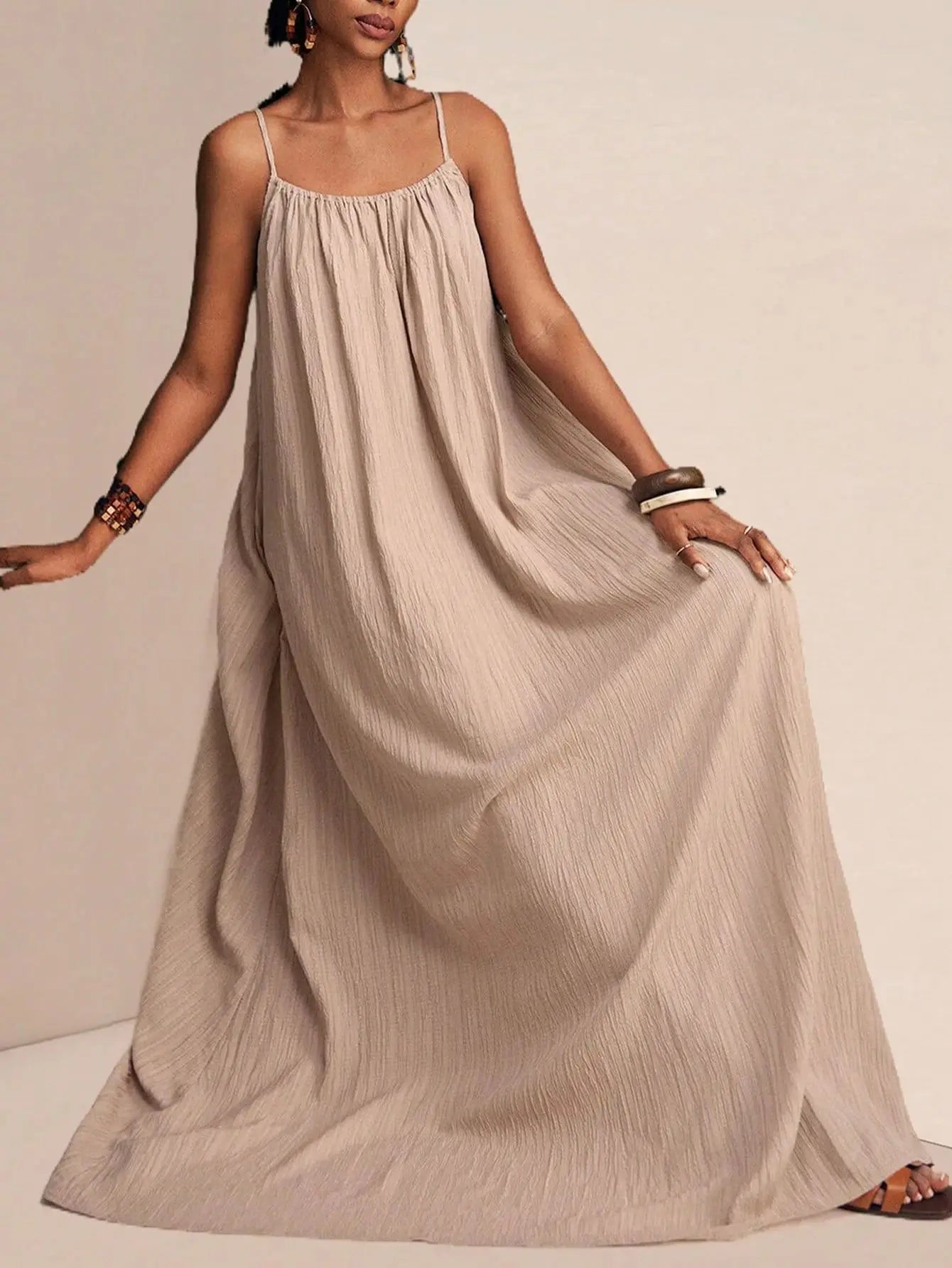 2026 Summer New Elegant Pure Color Strapless Maxi Dress Fashionable Gown for Women Elegant Simple Design Floor-Length Dress