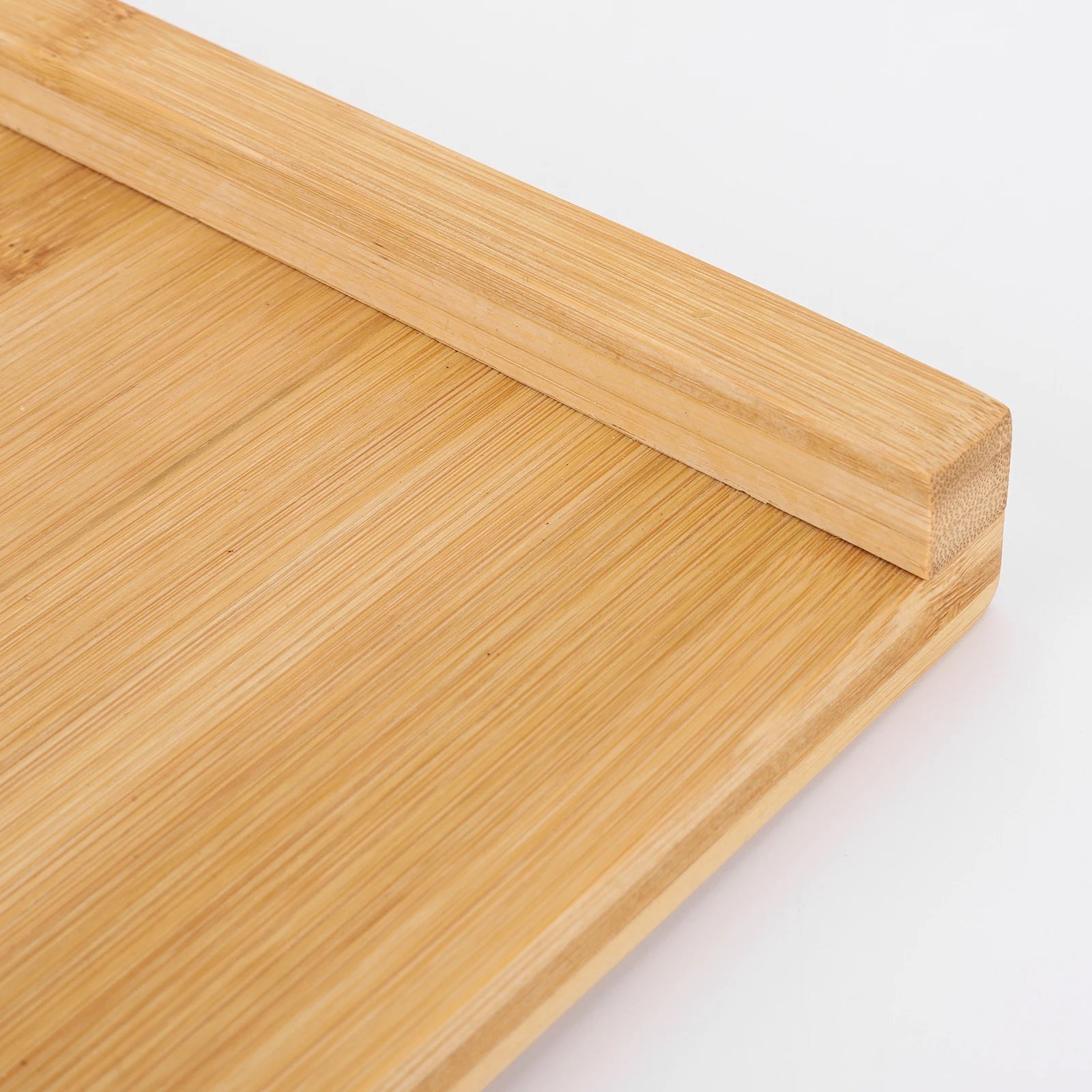 Tabla de Pastelería de Bambú Multifunción para Mostrador con Ranura Invertida Tabla de Cortar de Cocina Suministros de Cocina