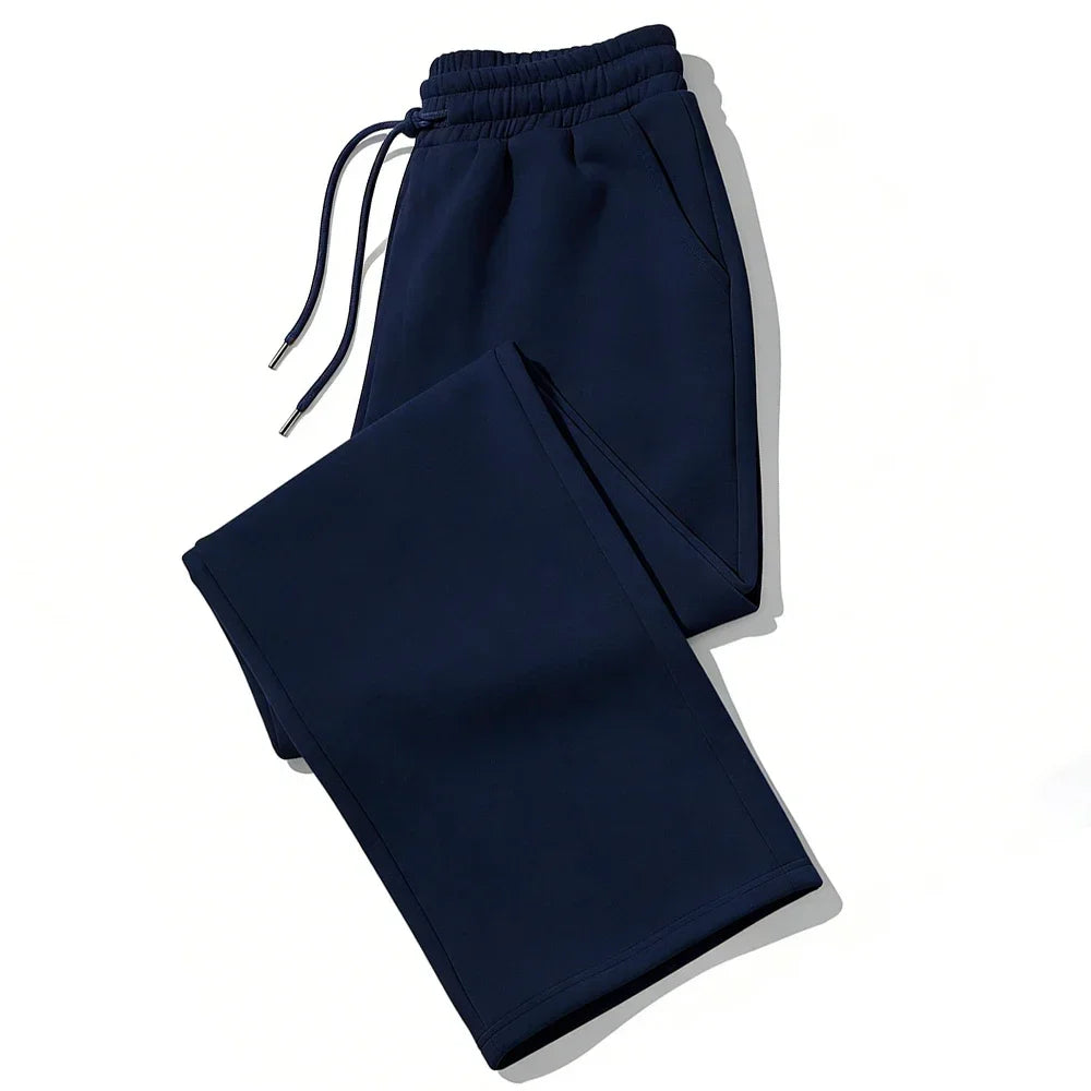 Men's Loose Fit Jogger Sweatpants - Casual Multi-Pocket Drawstring