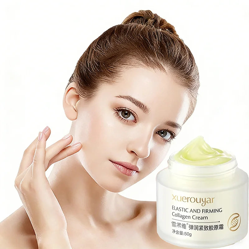 Collagen Protein Face Cream 50g Firming Moisturizing Nourishing Cream Hydrates Tightens Pores Moisturizing Lightens Skincare