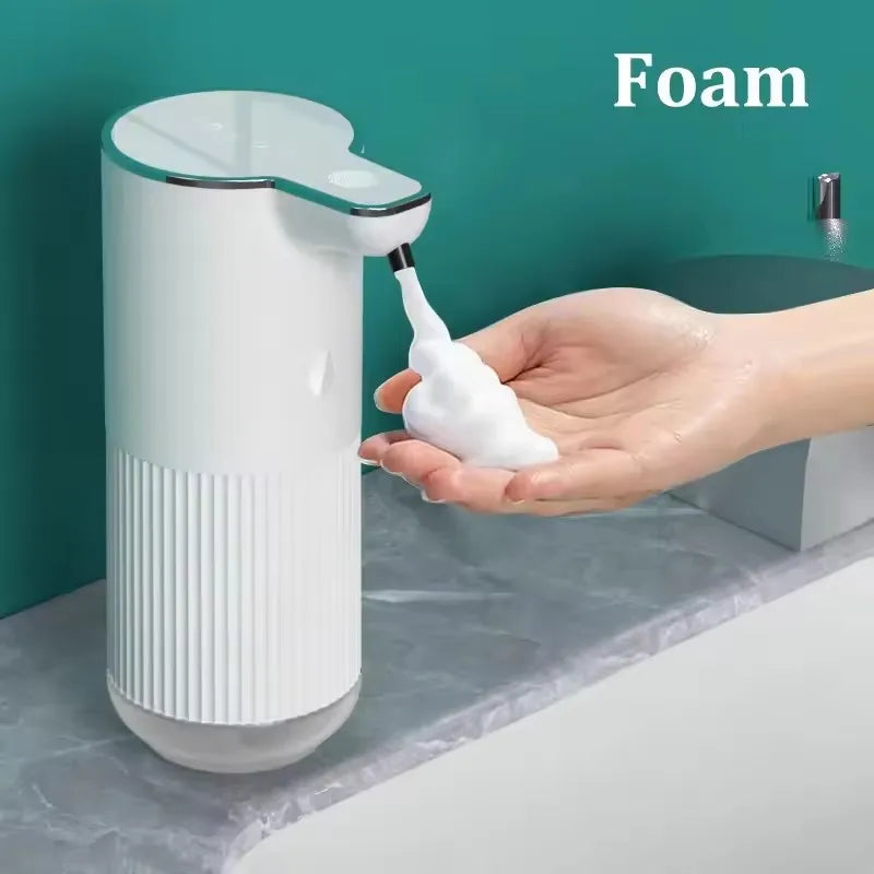 Dispensador de jabón automático sin contacto con sensor inteligente de 350 ML de capacidad para mesa o pared, bomba de desinfectante de manos para cocina y baño