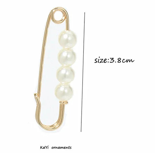 Detachable Metal Pins For Clothing Elegant Clip On Brooches For Women's Sweaters Cardigans Dresses