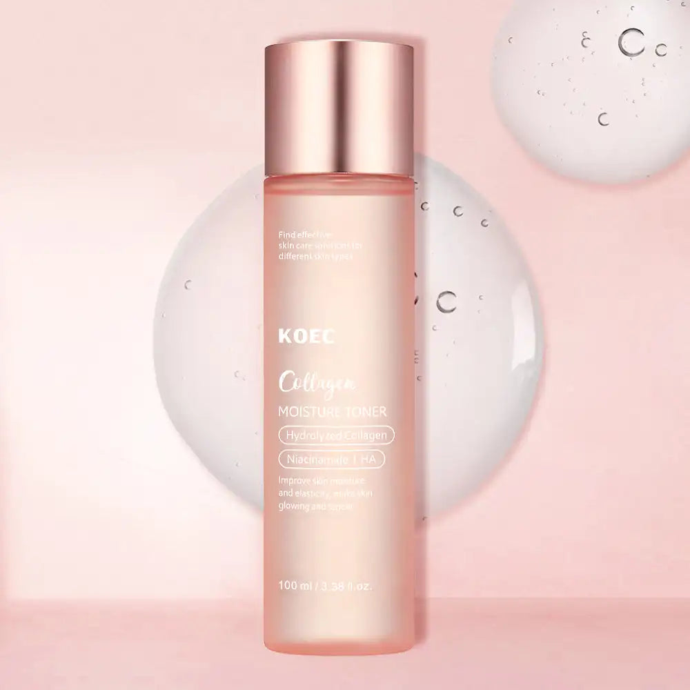 100ml KOEC Triple Collagen Moisturizing Facial Toner Easy-Absorbing Hydrating Improve Elasticity Niacinamide Hyaluronic Acid