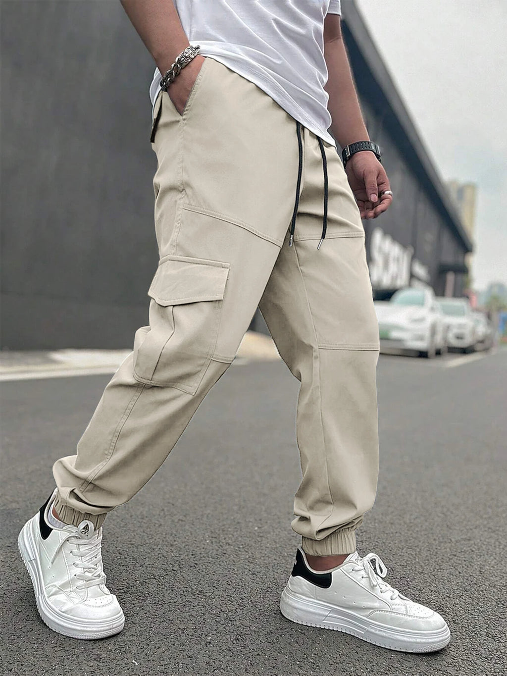 American Trendy Workwear Pants Casual Multi-Pocket Men's Harlan Loose Casual Trousers Comfortable Street Style Cargo Trousers