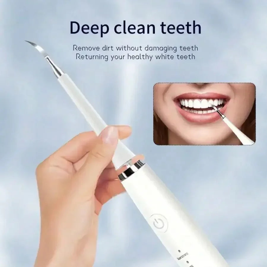 Electric Dental Cleaner, USB Rechargeable Dental Cleaning Tool Set, 5 Cleaning Modes, Promotes Gum Health, Suitable Holiday Gift For Family And Friends.