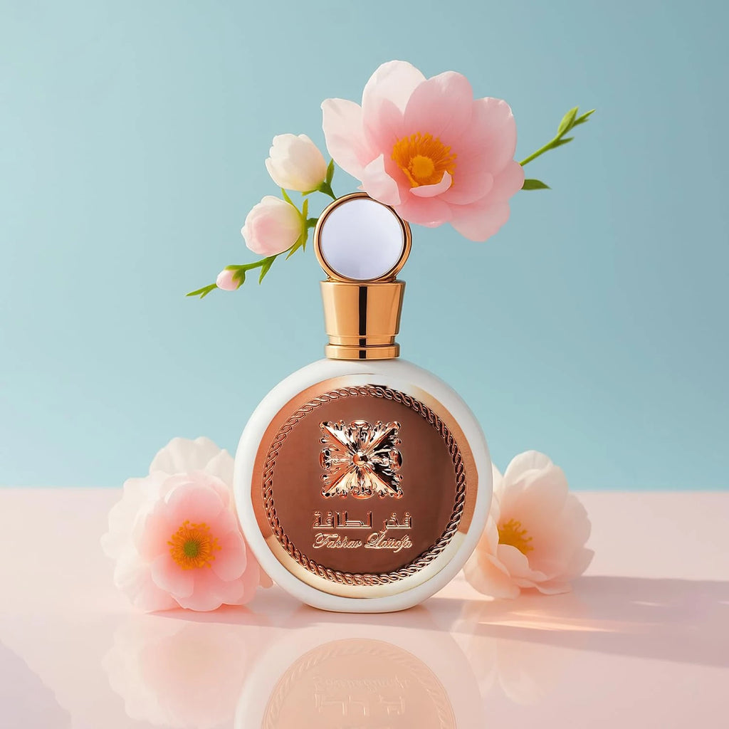 Fakhar - Floral, Sweet, Creamy, Powdery, Fruity - Eau De Parfum Long-Lasting Fragrance for Women, 3.4 Oz / 100 ml
