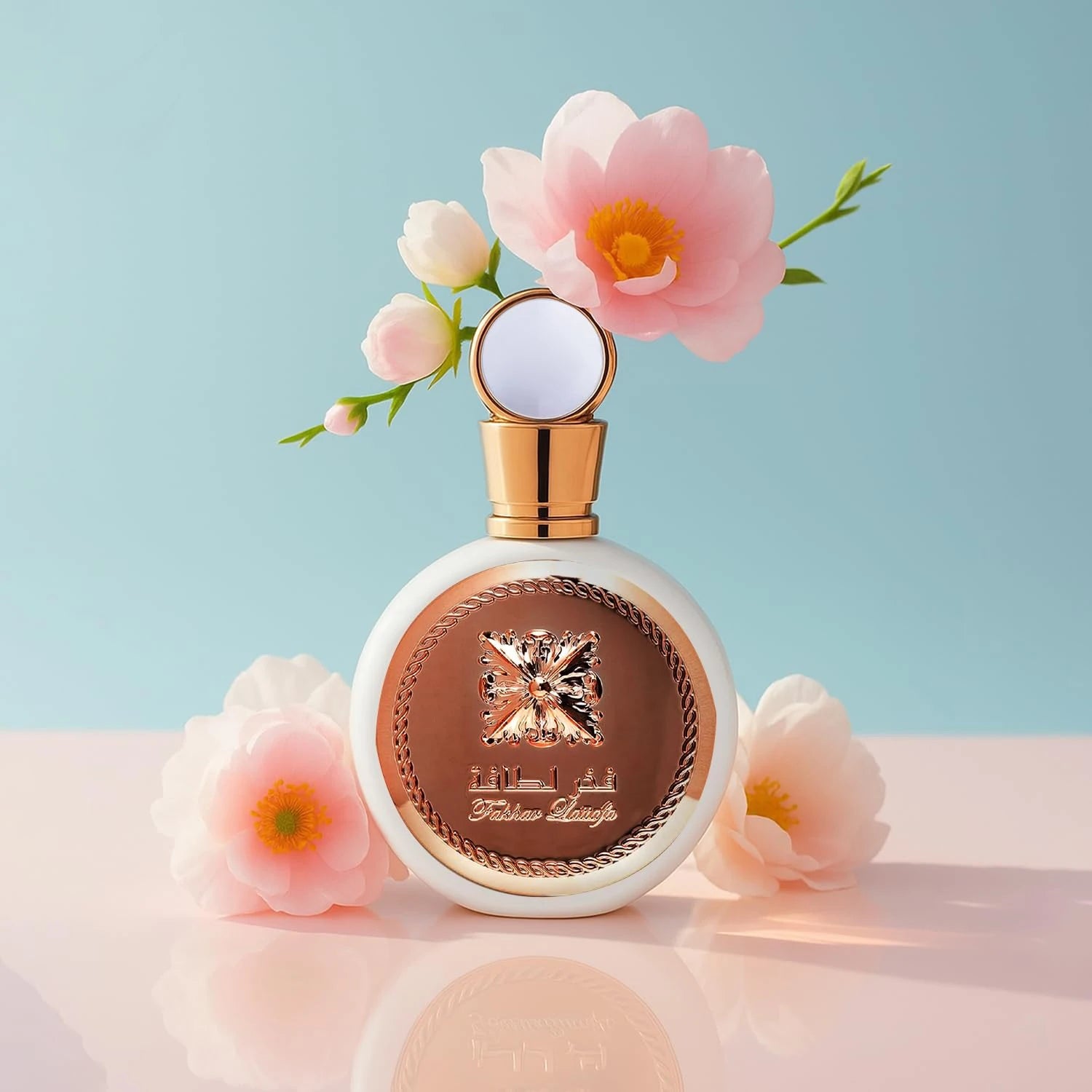 Fakhar - Floral, Sweet, Creamy, Powdery, Fruity - Eau De Parfum Long-Lasting Fragrance for Women, 3.4 Oz / 100 ml