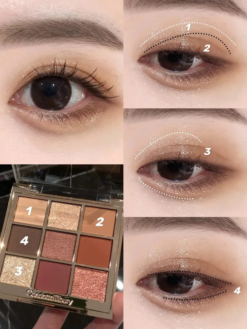Charlotte Tilbury PILLOW TALK Series Soft Heart Double Color Powder Blusher Color Plate Hot Color Code First Love Sex on Fire