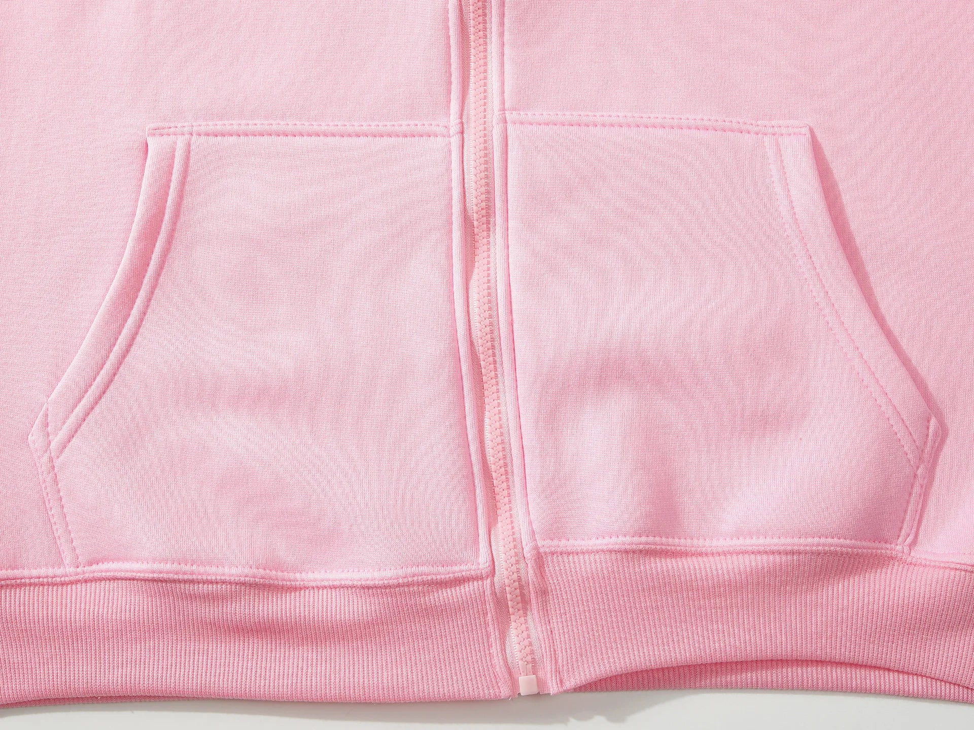 2026 Trendy Fashion Sportswear Coat Front Pocket Warm Zipper Jacket Men's and Women's Autumn/Winter Solid Color Open Hoodie