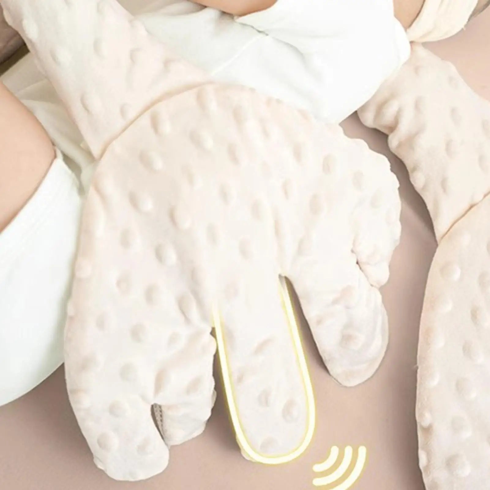 Patting Hand for Baby Sleep Patting Sleeping Pillow Baby Back Patter for Sleep Remote Control Animal Shape Nursery Decor Startle