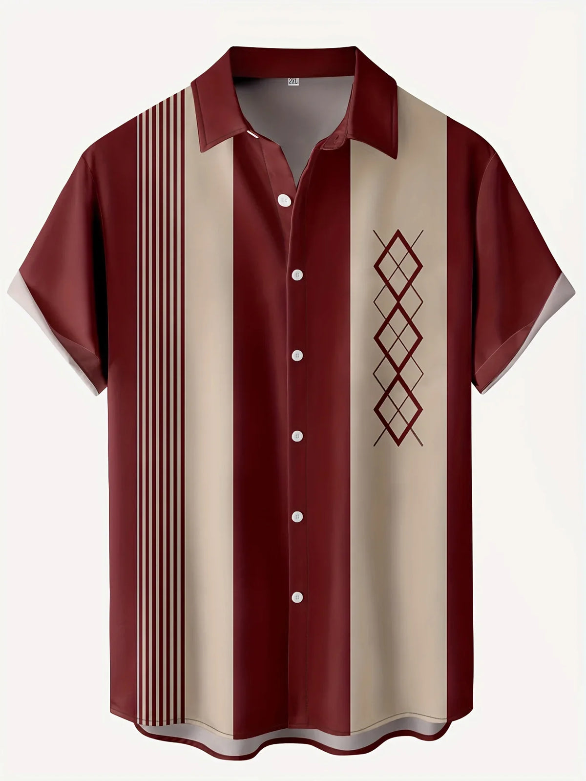Men's Vintage Hawaii Casual Short Sleeve Shirt - Breathable Print