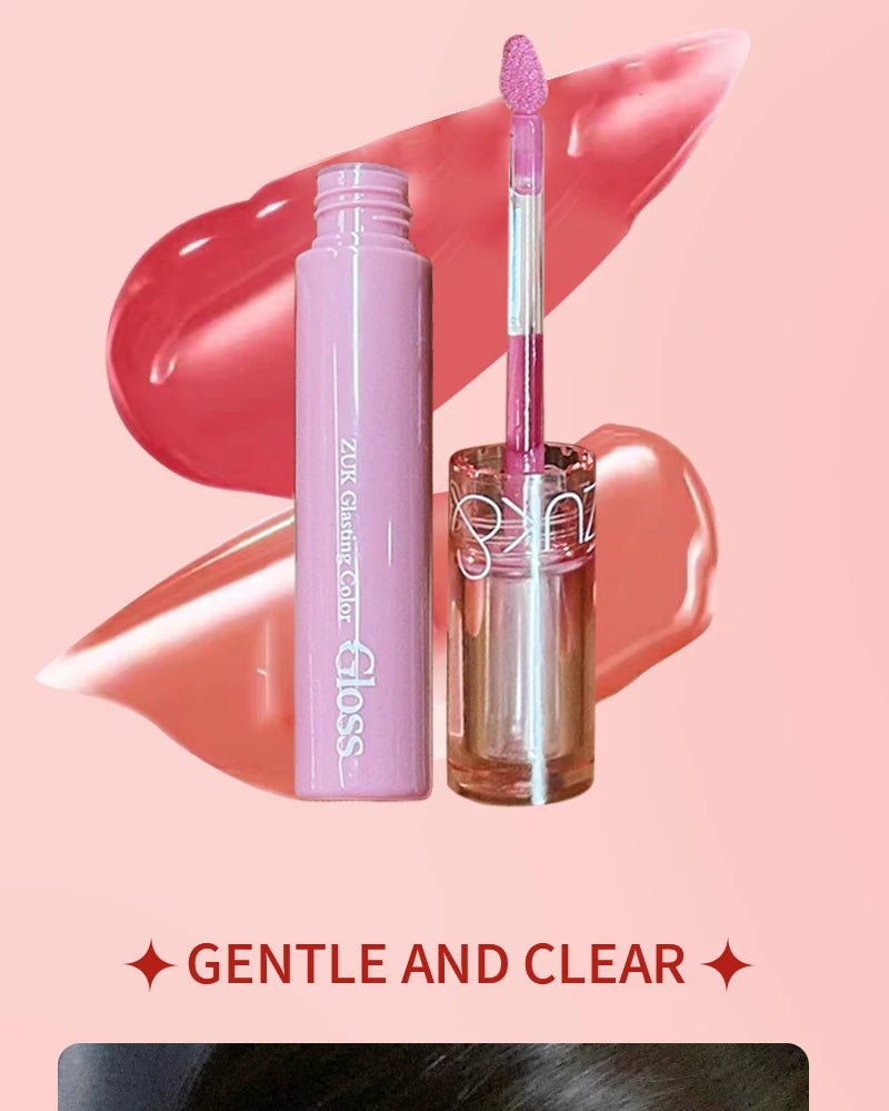 Glassy Watery Mirror Lip Gloss - Moisturizing & Glowing, for Plump Hydrated Lips, Affordable