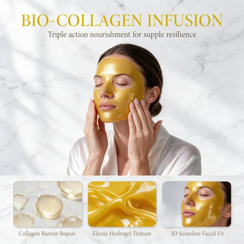 2026 New Silk Peptide EGF Gold Overnight Mask, 24K Gold Particles with Antioxidant Properties, Gentle Overnight Facial Conditioning Mask, Korean Skincare, Perfect Holiday Gift for Halloween Thanksgiving Christmas