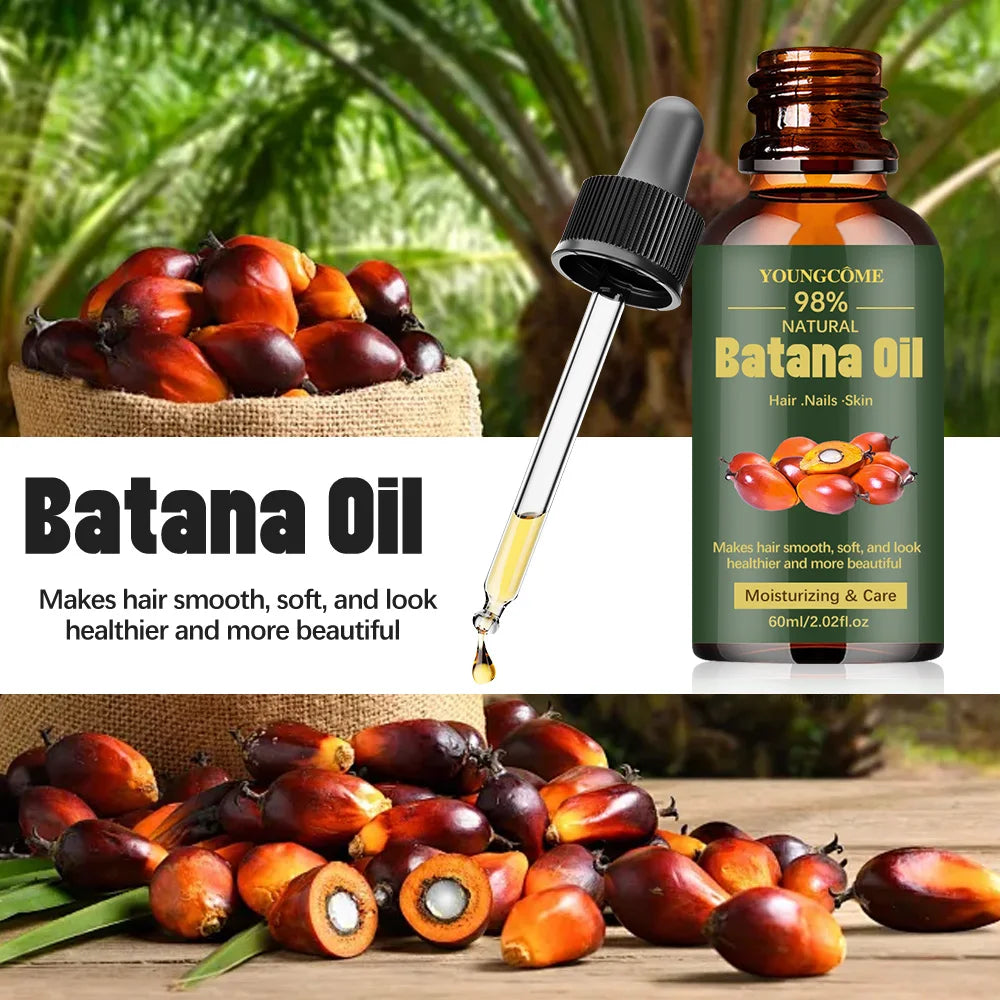 Youngcome Pure Batana Oil for Hair Growth and Nourishment 60ml