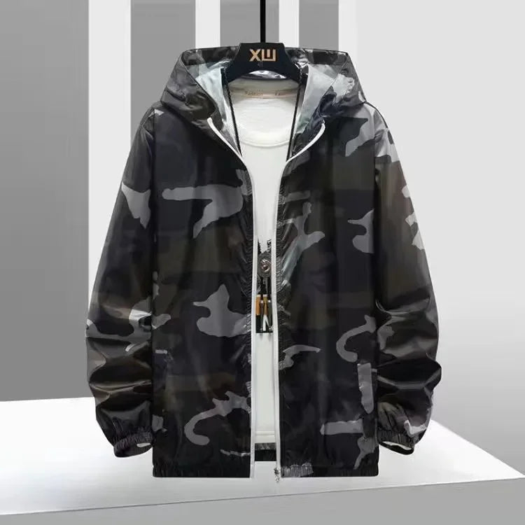Men Women'S Running Sportswear Beach Hooded Clothes Couple Jackets Camouflage Transparent Sunscreen Coat Camo High Quality Clothe