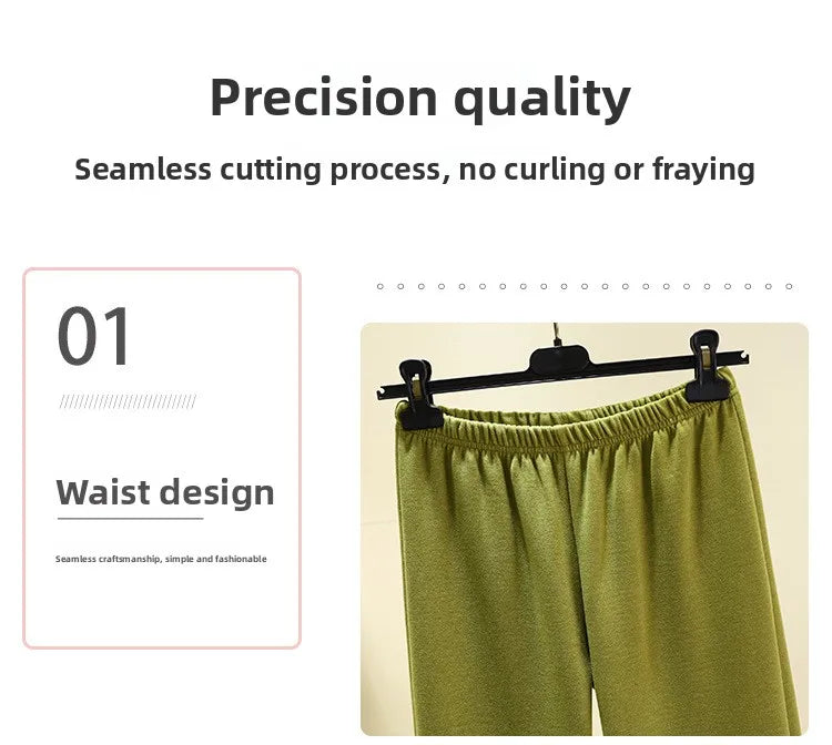 Thickened Double-sided Fleece Straight-leg Pants Women's Winter Sleepwear Sweatpants Casual Comfortable Long Trousers