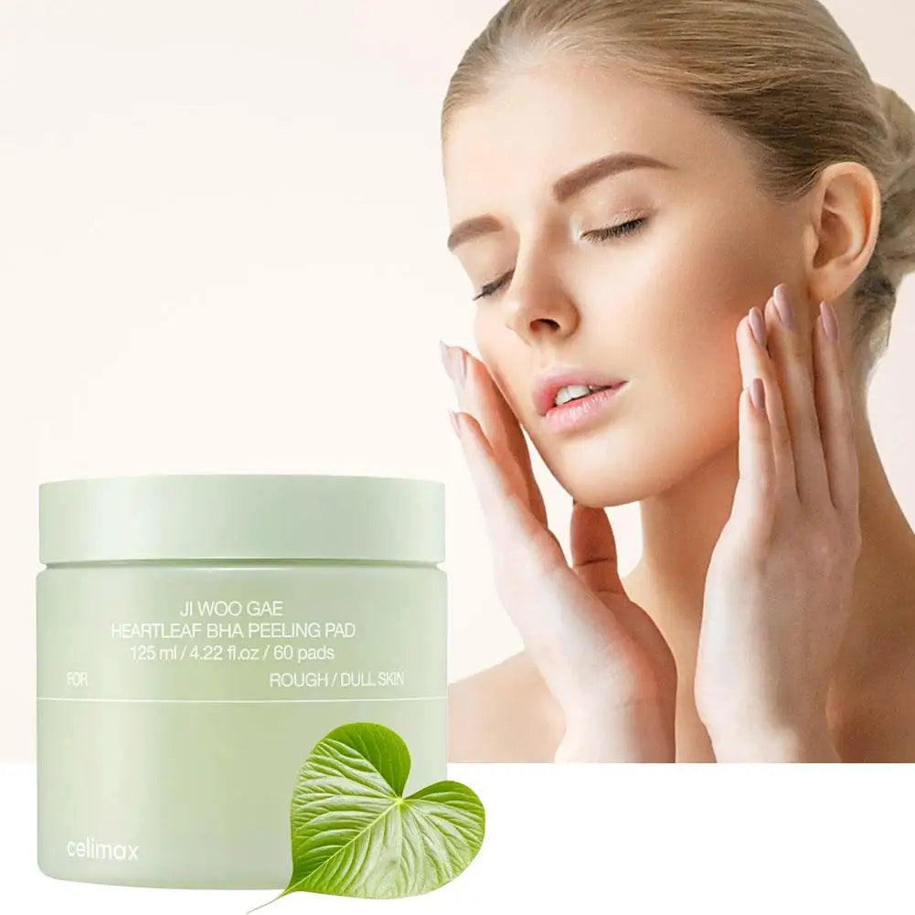 Celimax Skincare Set, Heartleaf BHA Peeling Pads, Real Noni Energy Ampoule & Acne Bubble Cleanser for Moisturizing Exfoliating