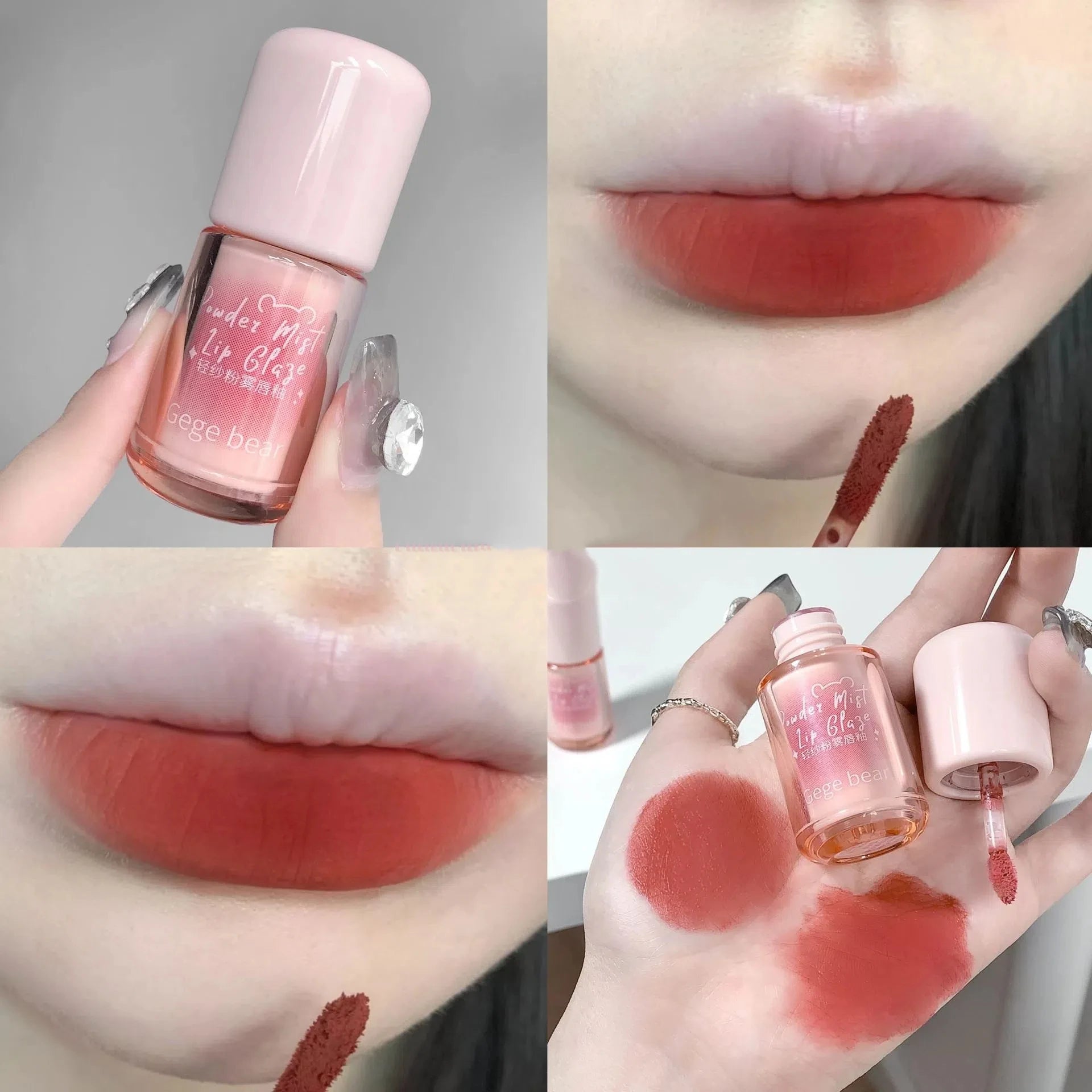 New Matte Liquid Lipstick Long Lasting Light and Thin Mousse Lip Mud Velvet Red Rose Nude Colors Lip Gloss Waterproof Lip Makeup