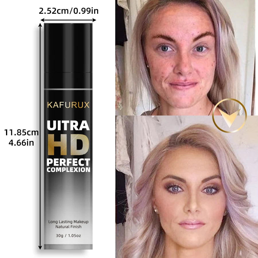 8-Color Face Foundation Cream Oil-Control Matte Concealer Waterproof Liquid Full Coverage Nude Base Professional Makeup Products