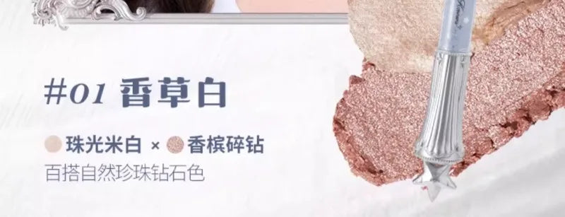 Flowerknows Makeup Set All In Flower Knows Little Angel Highlighter Powder Blush Strawberry Rococo Lip Gloss Perfume Kit