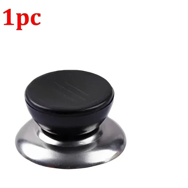 Mango de cocina, pomo de utensilios de cocina, tapa inferior de vidrio, 4 piezas, mangos universales de tapa de olla a presión, mangos intercambiables