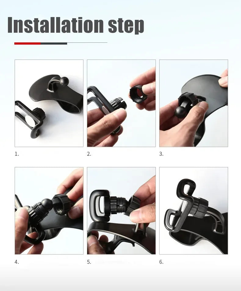 Universal 360 Rotatable Car Phone Holder Dashboard Stand Auto Grip Bracket for Mobile Phones Cell Phone Support Rack