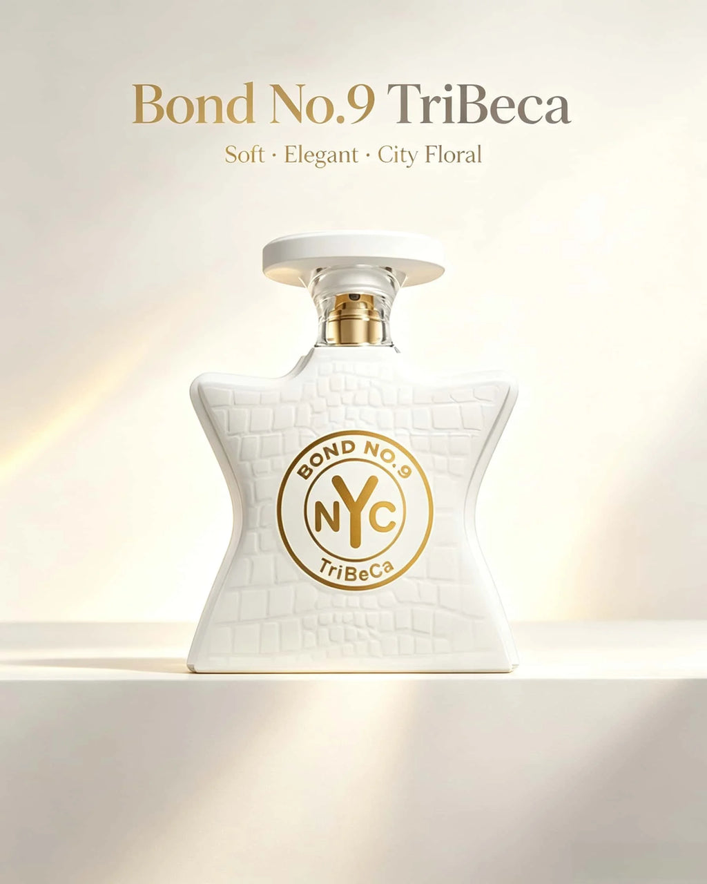Bond No.9 TriBeCa Unisex Eau De Parfum 100ml Luxury Gourmand Woody Fragrance Long Lasting Perfume Spray Exquisite White Embossed Bottle Gift for Men Women
