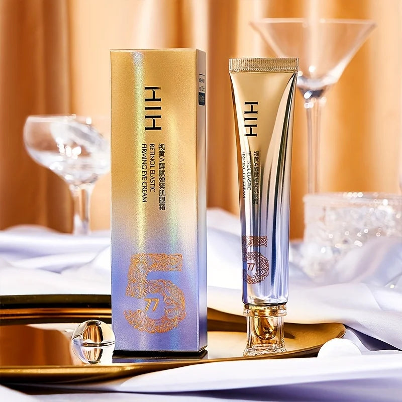 Retinol a Alcohol Firming and Elasticity-Enhancing Eye Cream, Moisturizing and Lightening Dark Circles, Overnight Eye Essence