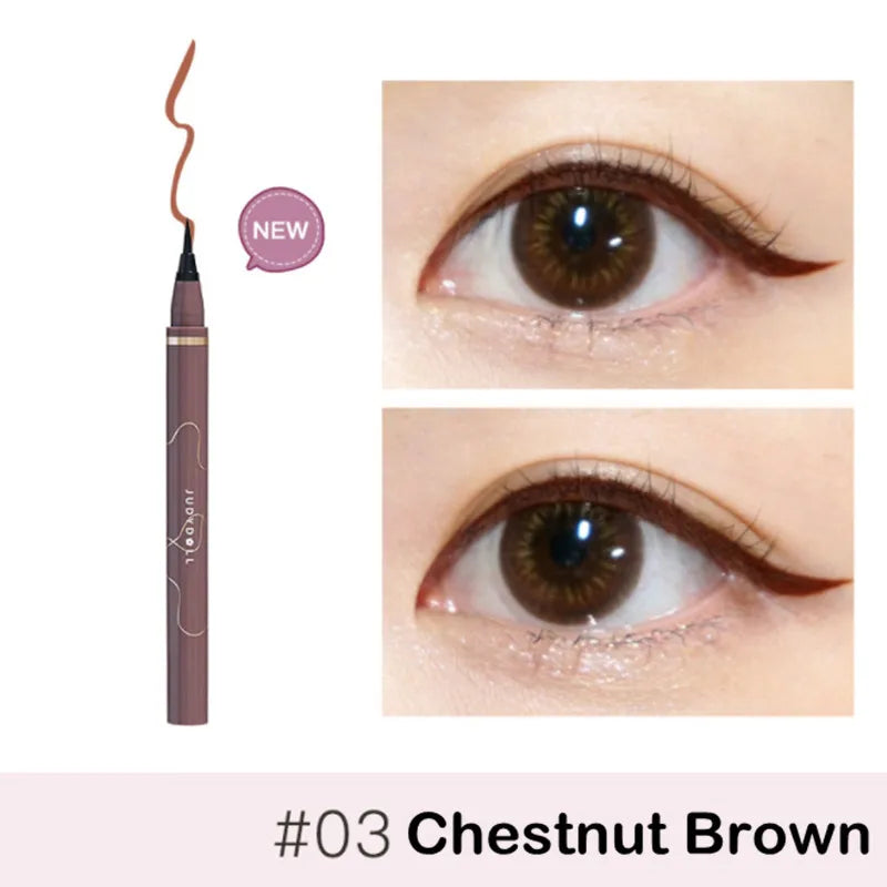 Judydoll Ultra-Fine Liquid Eyeliner Pen Matte Lying Silkworm Eye Lash Pencil Fast Dry Smooth Lasting Eye Shadow Stick Makeup