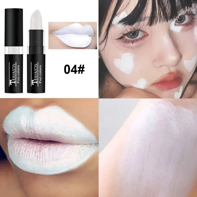 12 Colors Nude Lipstick Matte Velvety Vampire Makeup Punk Black Lip Gloss Smooth Waterproof Lasting Durable Dark Paint Cosmetics