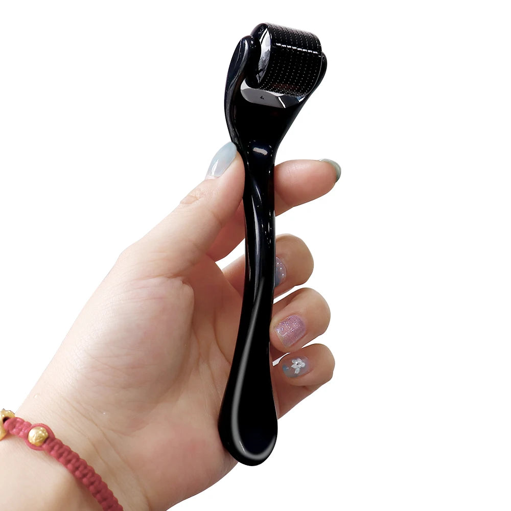 0.2/0.25/0.3mm 540 Microneedles Derma Roller for Hair Beard Grow Facial Skin Care Cosmetic Beauty Instrument for Women and Man