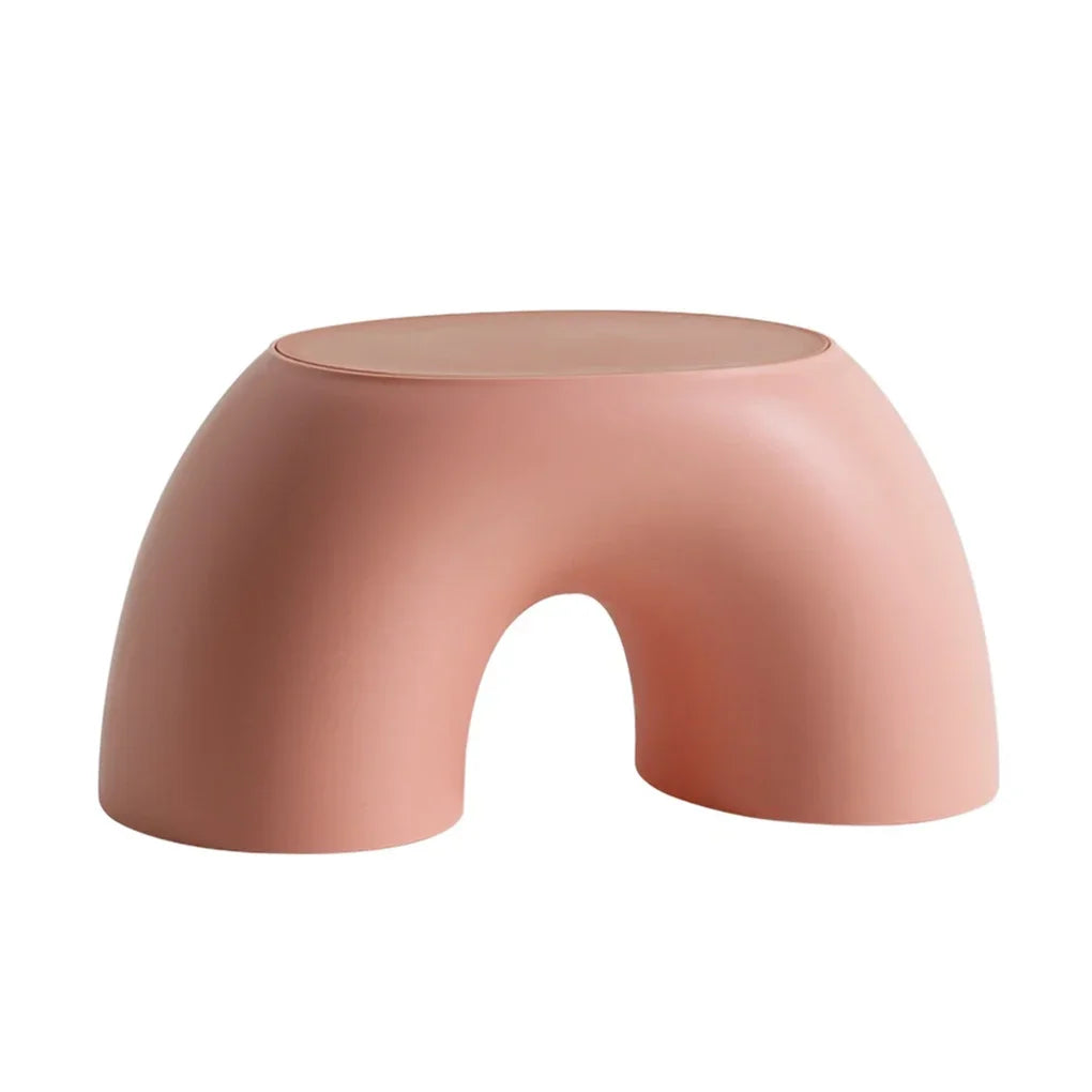 Stool Plastic Rainbow Shape Footstool Safety Kids Step Stool Seat For Living Room Indoor Furniture Children'S Stool Toy