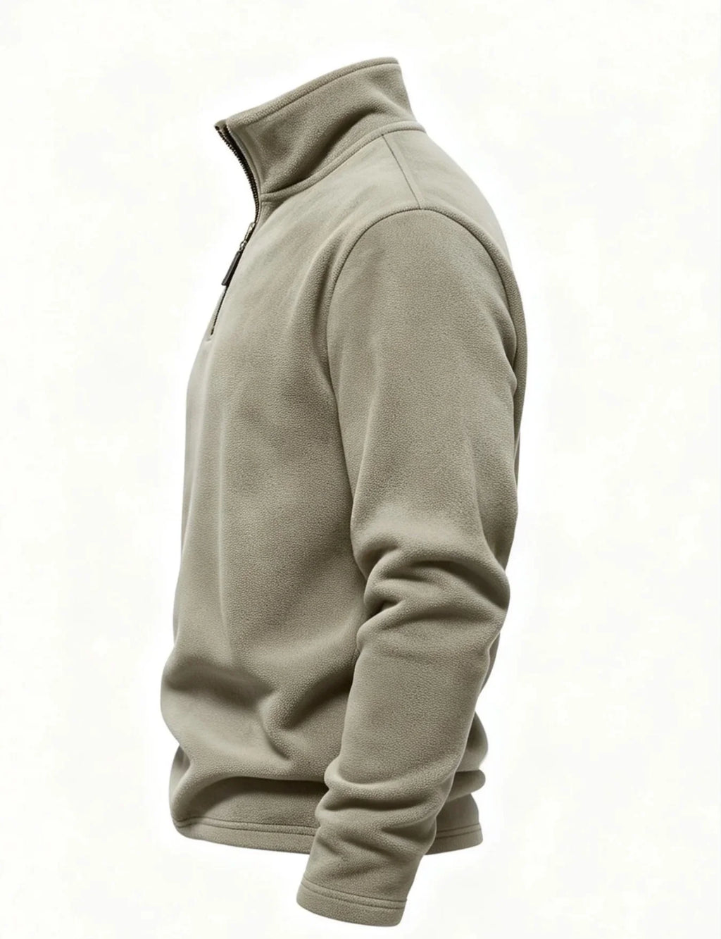 Men's 3-Piece Set of Fleece-Lined Casual Sweatshirts with a Simple Stand-Up Collar and Zipper Design - Stylish Solid Color Tops That Are Warm and Comfortable - Perfect for Everyday Wear in Autumn and Winter