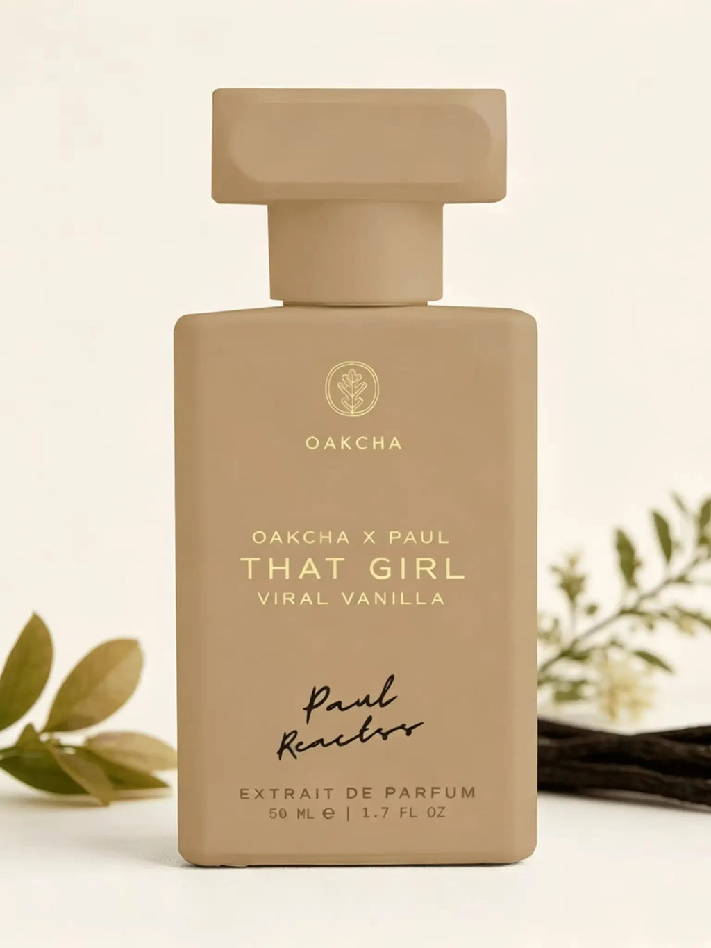 OAKCHA That Girl Viral Vanilla Designer Dupe Women Perfume Viral Warm Creamy Vanilla Sweet Scent 50ml Portable Matte Khaki Bottle Long Wear Feminine Neutral Fragrance Affordable Daily Perfume