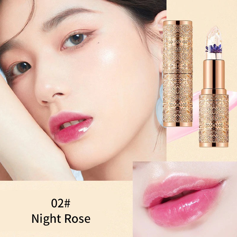 Crystal Color-Changing Petal Lipstick - Moisturizing Lip Balm 3.5g